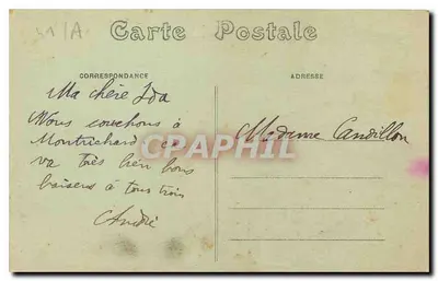 Blois — O Castelo, fachada de Francisco I — A.G. n°563 — Verso