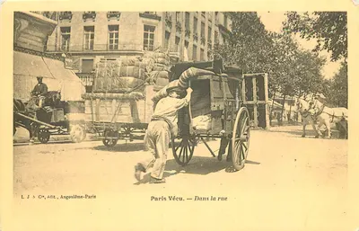 Paris Vécu — Na rua — L J S Cie, Angoulême-Paris