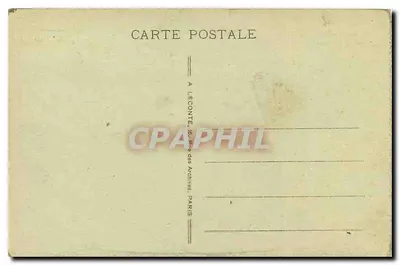 Arc de Triomphe — Paryż — wydawca A. L. (A. Lecomte ?) — Rewers