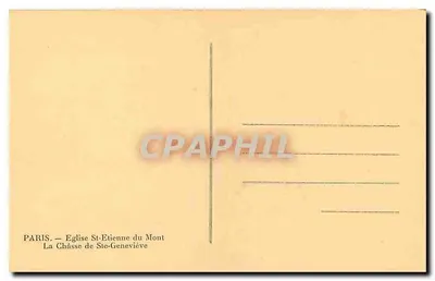 Sarcopaństwo św. Geneviève — Kościół św. Etienne du Mont, Paryż — Rewers