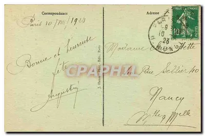 Paryż — Panthéon — wydawca J. Hauer, nr 57 — Rewers