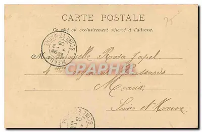 Paryż — Absyda Katedry Notre-Dame i Widok ogółem — Wydawca: Paryż, nr 26 — Rewers