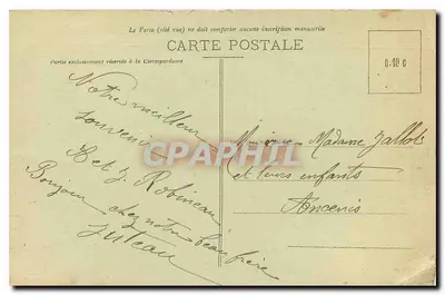 La Chiesa e la Piazza della Trinità — Parigi (IX° Arr.) — Editore: Tout Paris — Verso