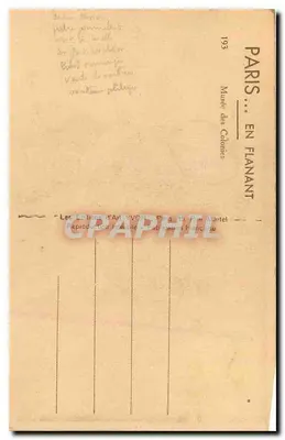 Musée des Colonies — Paris — Éditions d'Art WGN — Verso