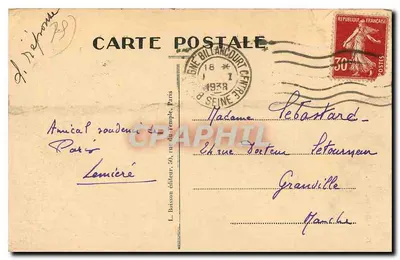Domo de los Inválidos — París — editor L. Baïsson, n° 97 — Reverso