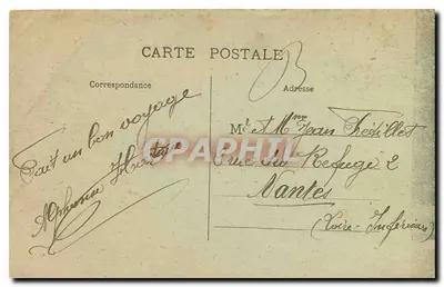 Paryż — Plac Batignolles widok ogólny — V.C. wydawca — Rewers