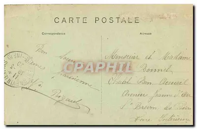 Paryż (VIIIe) — Plac gwiazdy — Arc de Triomphe — F.E. Paryż — Rewers