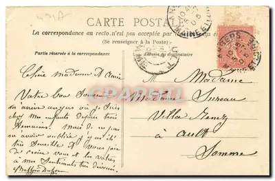 Angers — Ogólny widok zamku — Zbiór Louis Quartier — Rewers