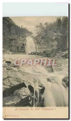 Cachoeira do Ponte d'Espagne — editor R.A.J.U. n° 11177