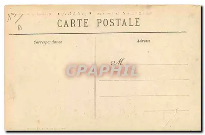 Bilhete postal antigo Beaux Sites de la Correze Gorges de la Dordogne Vieille Eglise de Gleny — Verso