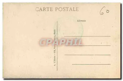 Floresta de Compiègne - Monumento da Armistício, perto de Rethondes — editor C.H. Paris — Verso