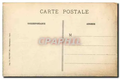 Ruínas da Fazenda d'Hozel — Albert (Somme) — Visado Paris 165 — Verso