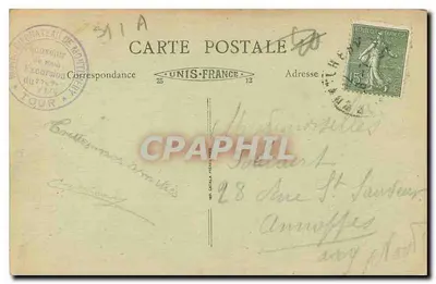 Montlhéry (S.-et-O.) — Samenstelling van de Ruïnes van het Kasteel — Edit. J. Desgouillons, Montlhéry — Achterkant