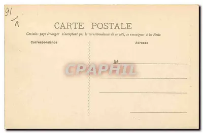Montlhéry — Visão da Torre capturada a leste e Promenades — Petit-Laurent, Montlhéry, impr. (n° X) — Verso