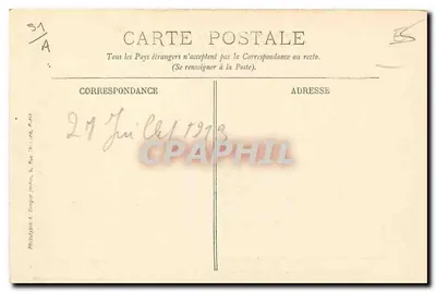 Montlhéry — Ruínas do Castelo-Forte — Edição G. Piot, Montlhéry — Verso