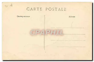 Versailles — Grote Waterwerken — Grot van Apollo — uitgever C.P.D. nr. 41 — Achterkant