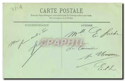 Rambouillet — Le Château. Le Cabinet de travail du Président de la République — LL. — Verso