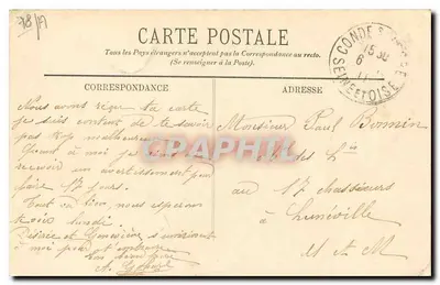 Rambouillet — Zamek (strona południowo-zachodnia) — LL. — Rewers