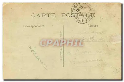Kościół NMP w Liessé — widok fasady — fototyp J. Berthome, Reims — Rewers