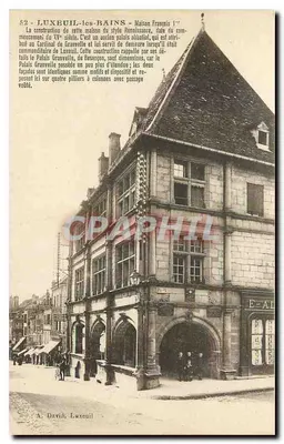 Luxeuil-les-Bains — Casa François — A. David, Luxeuil