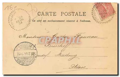 Fuveuxi-les-Bains — A Casa do Bailly — Renélot, editor, n° 175 — Verso