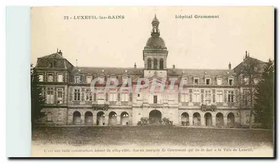LUXEUIL-les-BAINS — Hospital Grammont — A. David, Luxeuil