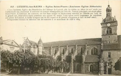 LUXEUIL-les-BAINS — Igreja de São Pedro (Antiga Igreja Abacial) — Editor LB, n° 143