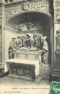 Rodez - O Santo Sepulcro - Interior da Catedral — Edição Bazar « A la Ménagère »
