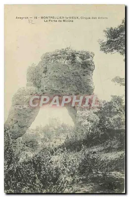 Aveyron — 15 — Montpellier-le-Vieux, Cirque des Amets — La Porte de Micâne