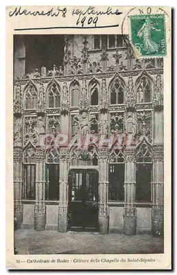 Catedral de Rodez — Encerramento da Capela do Santo Sepulcro — Editor não identificado, n° 50