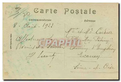 Les Rochers de Frotey — Le Sabot — Vesoul — LL — Verso
