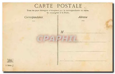 Zamek Plroux — Thiers — Wydawca Érardot, seria J — Rewers