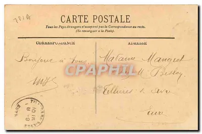 Rambouillet — O Castelo (Lado Sudoeste) — LL. — Verso