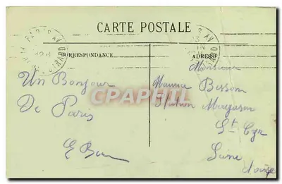 Paryż — Wiadukt Metropolitana i Wieża Eiffla — LL. — nr 1006 — Rewers