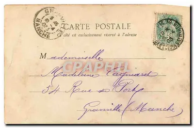 París — Iglesia de la Sorbona — B.F., París, n°194 — Reverso