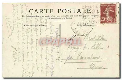 Paris — A Madeleine — Editor desconhecido, n° de série 15 — Verso