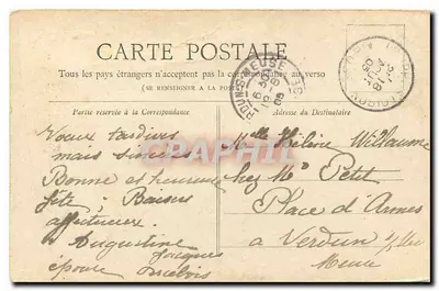 Paris — Igreja de São Agostinho — Coleção Petit Journal — Verso