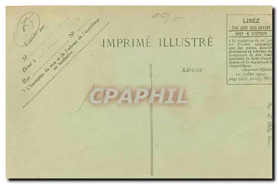 PARIS — ogród i Pałac Luxembourg — Wydawca E.H.D. nr 4380 — Rewers