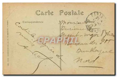 Paris — O Hotel de Ville — ND. Fot. — Verso