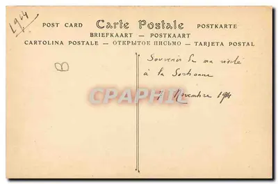 Túmulo do Cardeal Richelieu — Igreja da Sorbonne — por Girardon, escultor — Verso