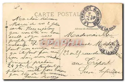 PARIS — Parc Montsouris — A Cascata — LL.. — n° 368 — Verso