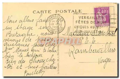 PARIS — Het Kleine Paleis — Het Kleine Paleis — 56. — TUY — Achterkant