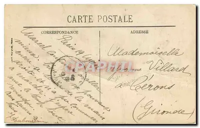 Paris (IVe) — La Façade de Notre-Dame — LL. — Éditeur LL. — N° 127 — Verso