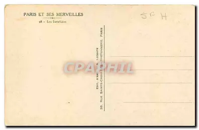 Les Invalides — Paryż — wydawca Guy — Rewers