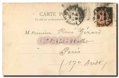 La Conciergerie (Pałac Sądowy) — Paryż — B. F. Paris, nr 42 — Rewers