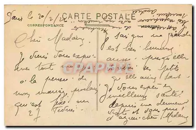 L'Avenue du Bois de Boulogne — Parigi — F.F. Parigi, n° 86 M — Verso