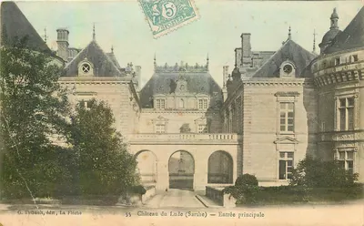 Castelo do Lude (Sarthe) — Entrada principal — G. Thibault, editor, La Flèche
