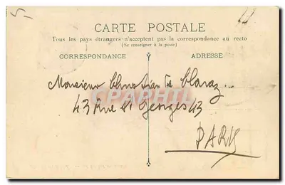 Biarritz — Der Basta Felsen — Éditions de la République Française, n°27 — Rückseite