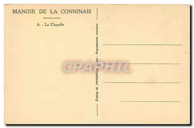 Dinan - Manoir de la Conninais — Capilla — Reverso