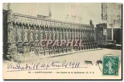 Saint-Claude — Les Stalles de la Cathédrale — CI. P. R. n°66
